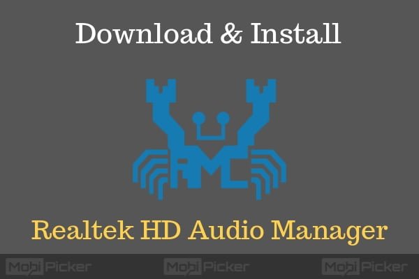 free realtek sound manager download
